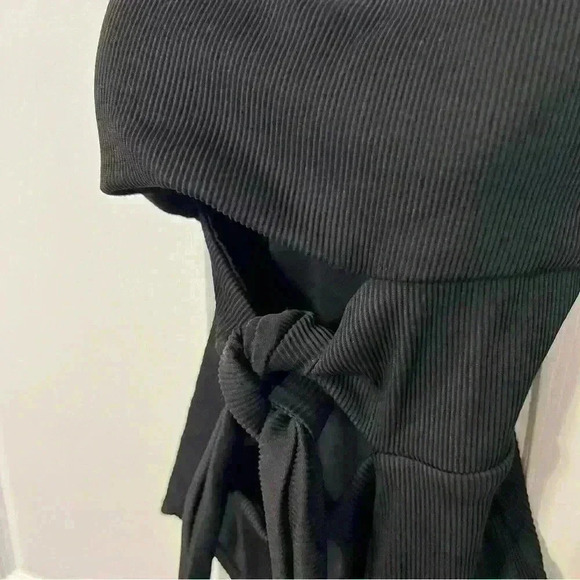 Aerie Real Good One Piece Full Coverage Bathing suit Cut Out Ribbed Size XS - Picture 2 of 5